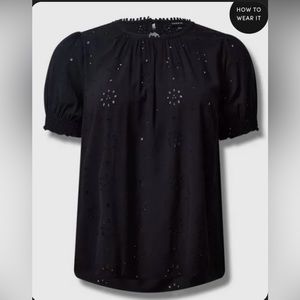 Torrid Eyelet Top Size 3
